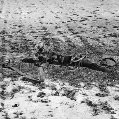 Halltown dynamite truck explosion - truck axel