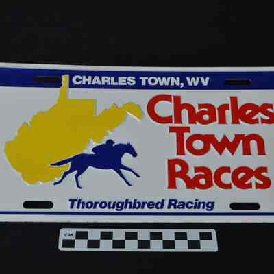 Charles Town Races license plate
