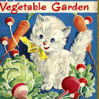 Children's book:  Puff's Vegetable Garden