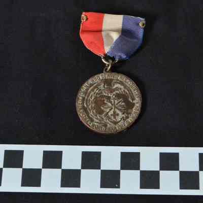 World War I medal presented to Marshall Mason - front