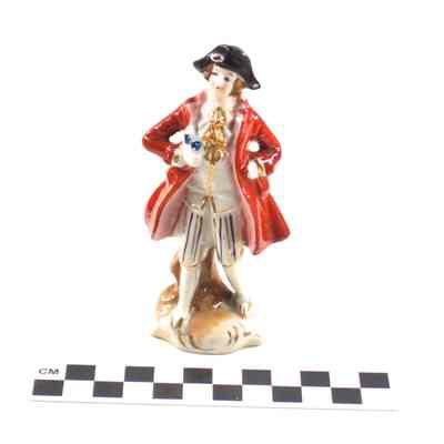 Porcelain figurine of a man