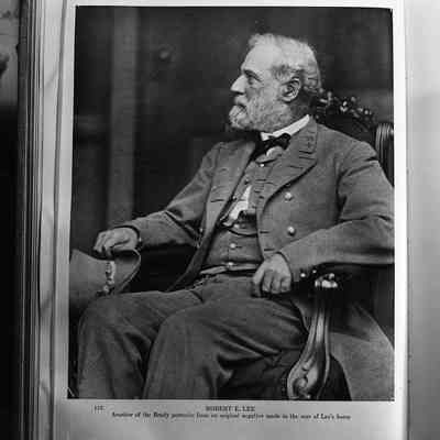 Robert E. Lee - photo from a book