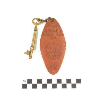 Hotel Conner key and tag