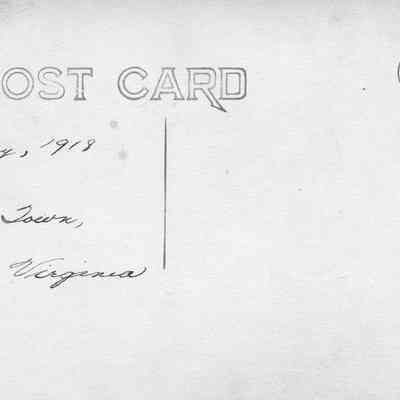 Back of Arthur E. Wooddy postcard: Origformat: Other