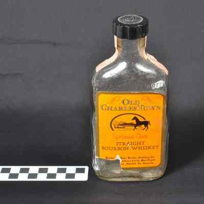 Half-pint whiskey bottle