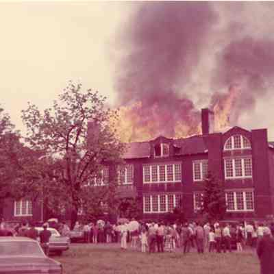Wright Denny School fire,1972