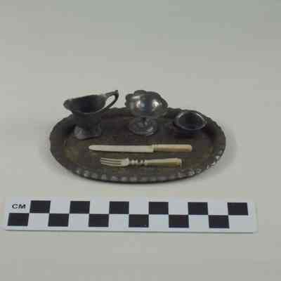 Doll's pewter cup