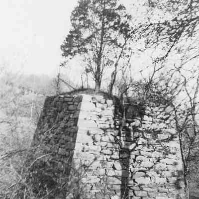 Stone ruins of Shannondale Iron Furnace