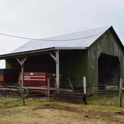 Farm building constructed by E. E. Baylor