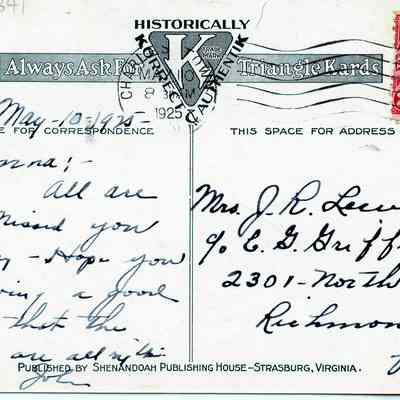 Main Street Postcard