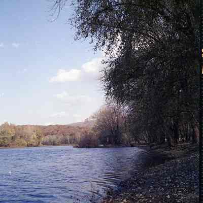 Shannondale clubhouse and river area, 1976