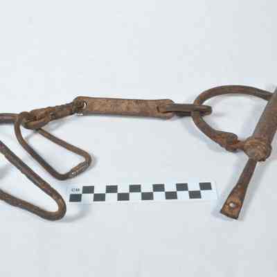 Wrought iron wrist shackle