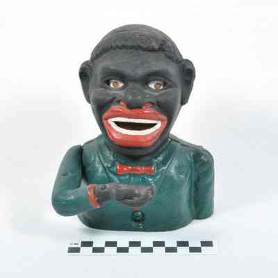 Cast iron mechanical bank