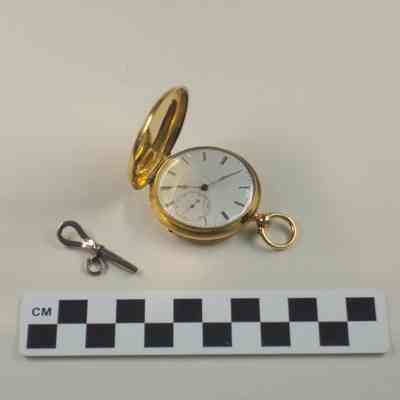 Gold pocket watch