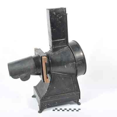 Tin magic lantern slide projector