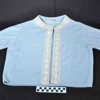 Sunday dress belonging to Barbara Tanquary Shugart - matching sweater