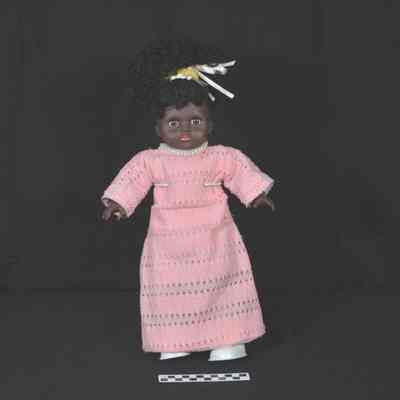 Black plastic doll