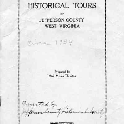 Historical Tours of Jefferson County West Virginia