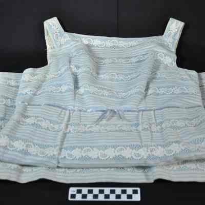 Sunday dress belonging to Barbara Tanquary Shugart