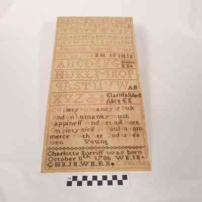Charlotte Norriss sampler