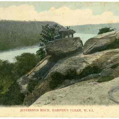 Jefferson Rock. Harper's Ferry, W. VA.