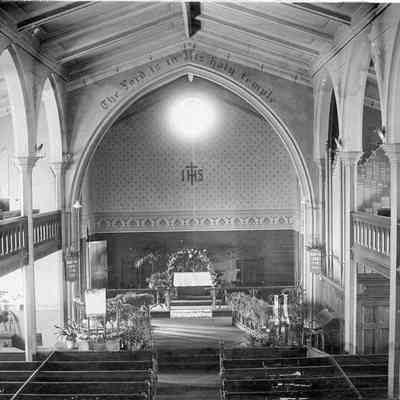 Zion Episcopal Church interior April 1898
