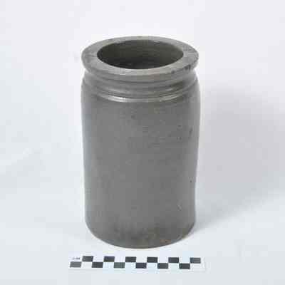 One quart stoneware jar