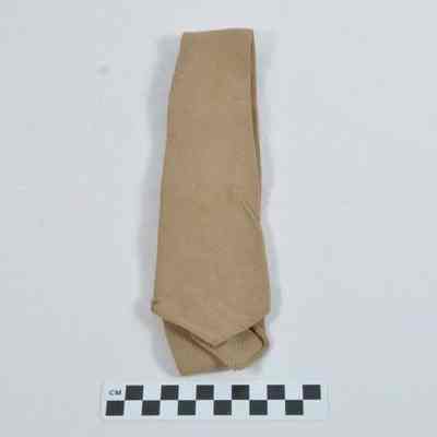 World War II khaki colored uniform tie