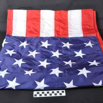 Nylon red, white and blue American flag