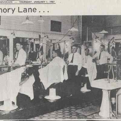 Ennis' Barber Shop, Liberty Street, Charles Town