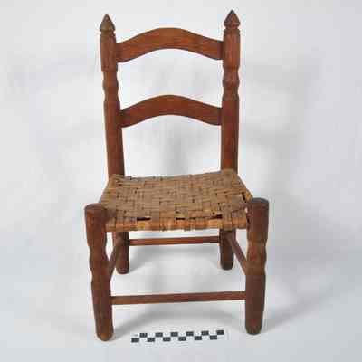 Wooden doll chair