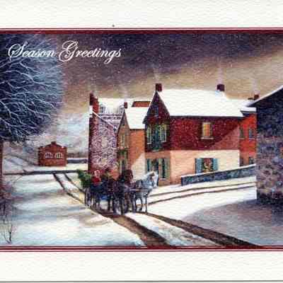 Harpers Ferry Christmas card