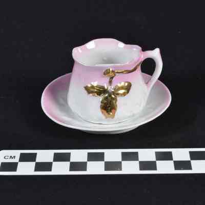 Cup and saucer made for child's play