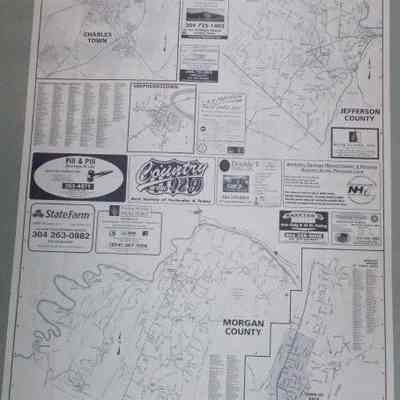 Map of Jefferson County & Morgan County