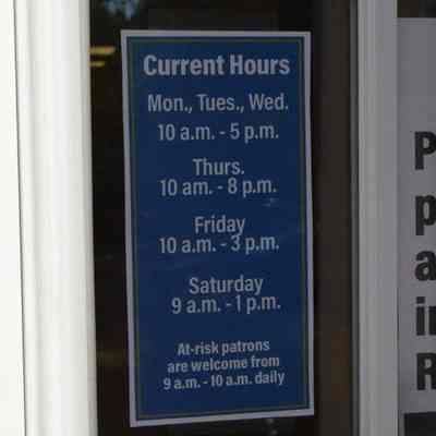 Charles Town Library pandemic hours