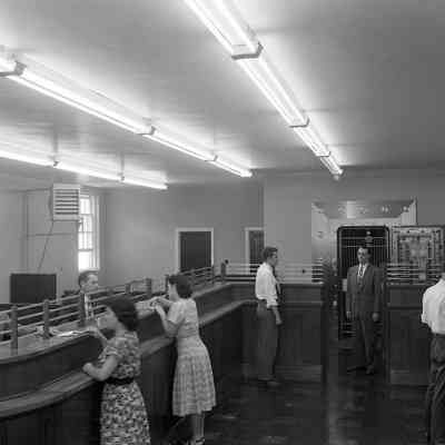Blakeley Bank and Trust opening day
