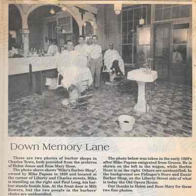 Mike's Barber Shop, Charles Town, 1939 (IMG3908016)