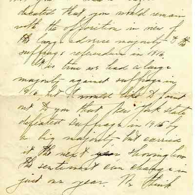 page 2 of letter from Florence Hoge