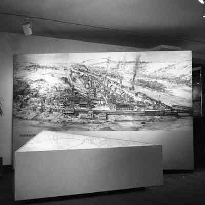 Mural of Harpers Ferry prior to John Brown's raid