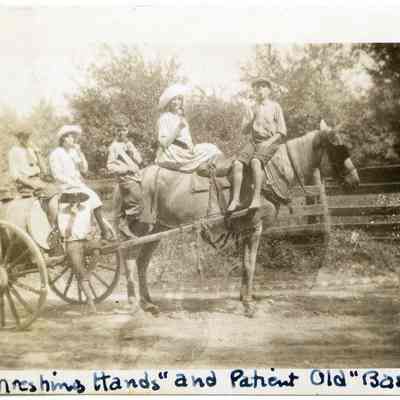 "Threshing Hands" and patient old "Basil"