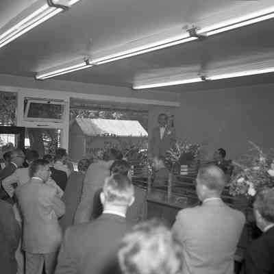 Blakeley Bank and Trust opening day