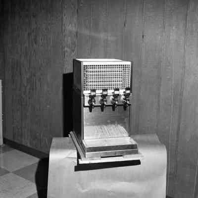 Dixie Narco counter-top unit and Coca Cola sign for Paul Burton