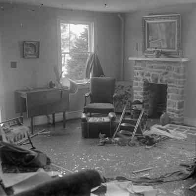 Halltown dynamite truck explosion damage