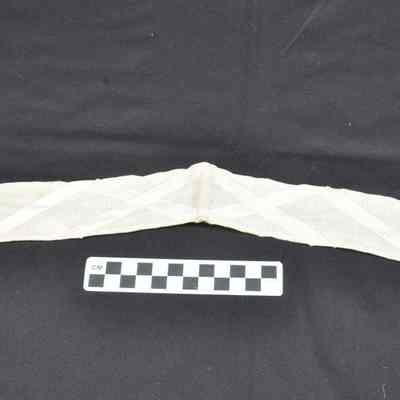 Part of a cotton jacket and shirt