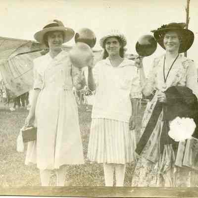 unidentified women at horse show