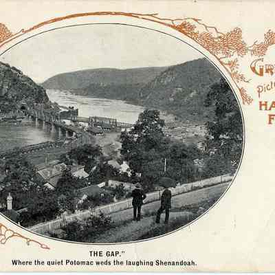"The Gap." Where the Quiet Potomac Weds the Laughing Shenandoah