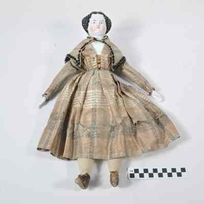 China-head doll with cloth body