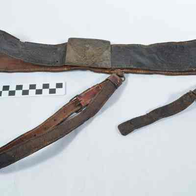 Brass Union sword belt