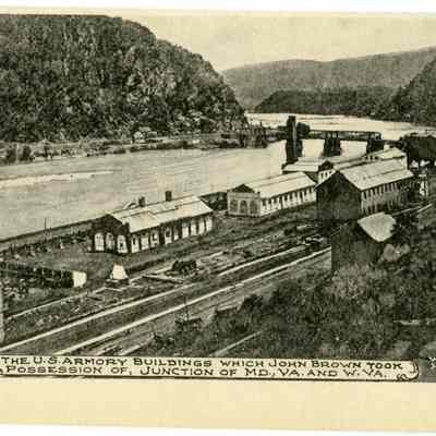 The U.S. Armory Buildings Which John Brown Took Possession of, Junction of MD., VA. and W. VA.