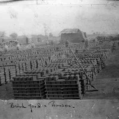 Ranson brickyard and kilns, 1891